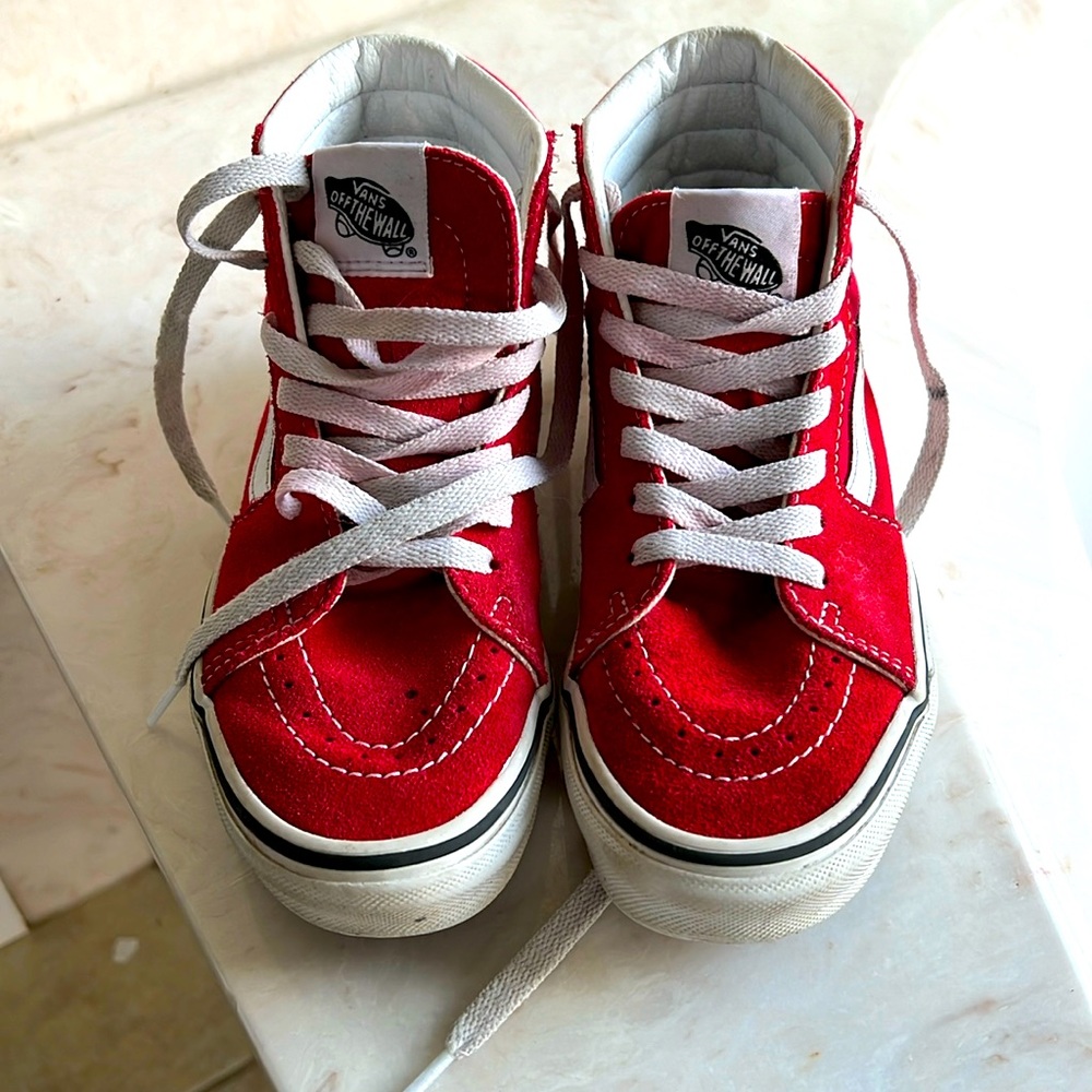 Boys Vans high tops size 2.5